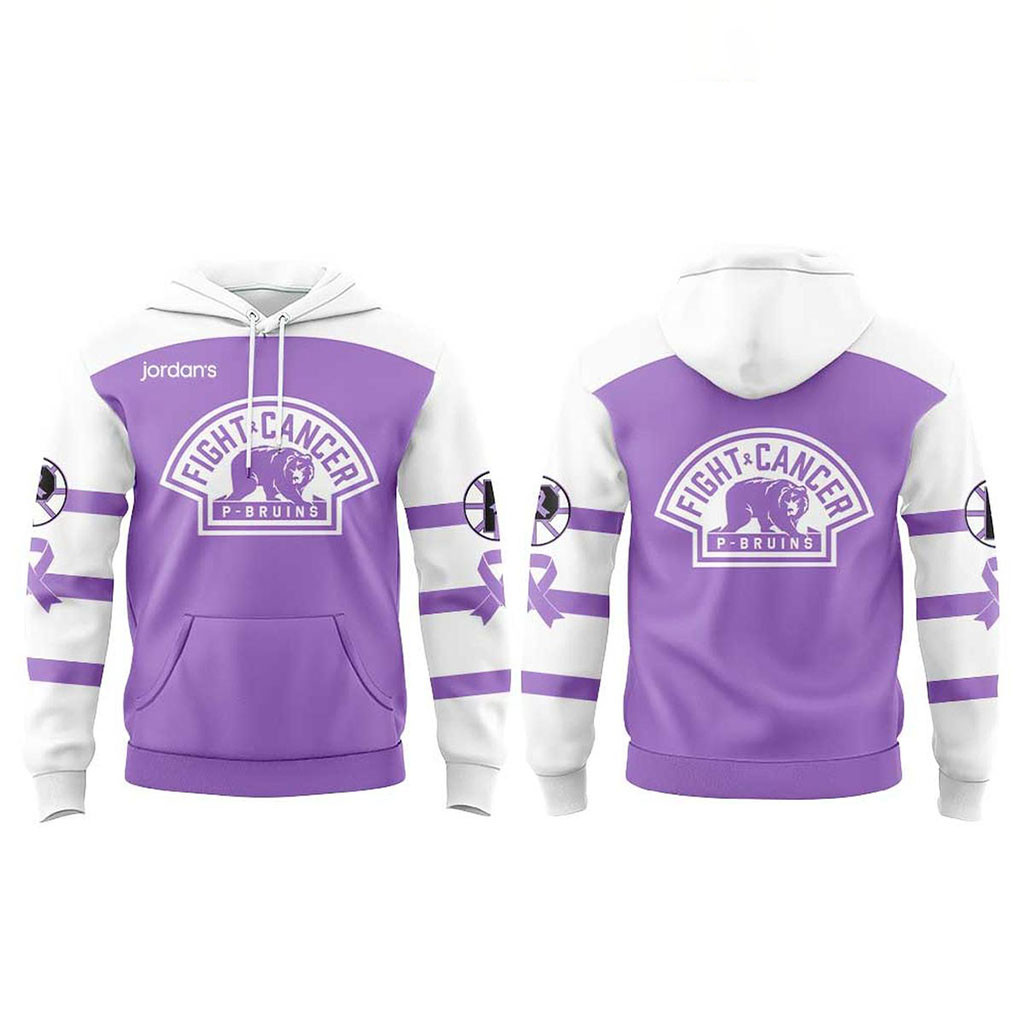 Providence Bruins Fight Cancer For This Season Hoodie Providence Bruins Merch Fan Gifts