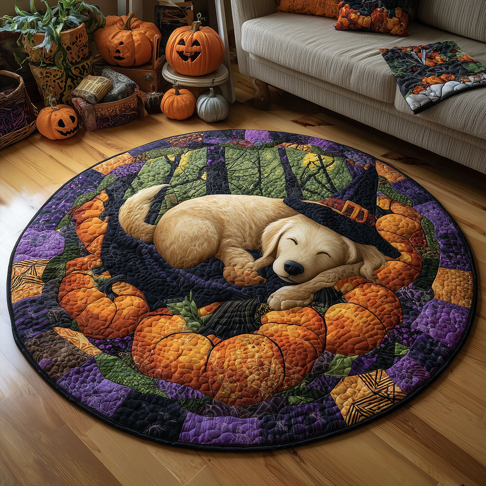 Pumpkin Golden Quilted Round Mat Best Round Area Rugs Halloween Goodie Ideas Pumpkin Golden Quilted Round Mat Best Round Area Rugs Halloween Goodie Ideas