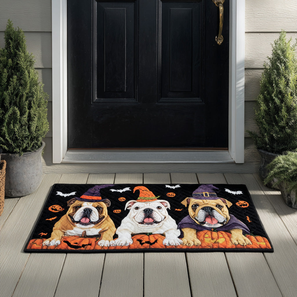 Pumpkin Paws Doormat Halloween Porch Mat New House Gift Idea For Dog Lovers