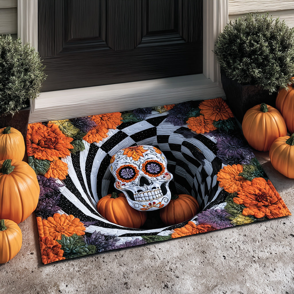 Pumpkin Pit Doormat Halloween Welcome Mat Fall Porch Decor Gift For Family