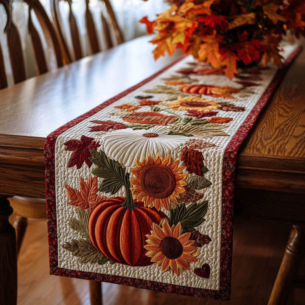 Pumpkin Trails Quilted Table Runner Dining Table Ideas Best Halloween Presents