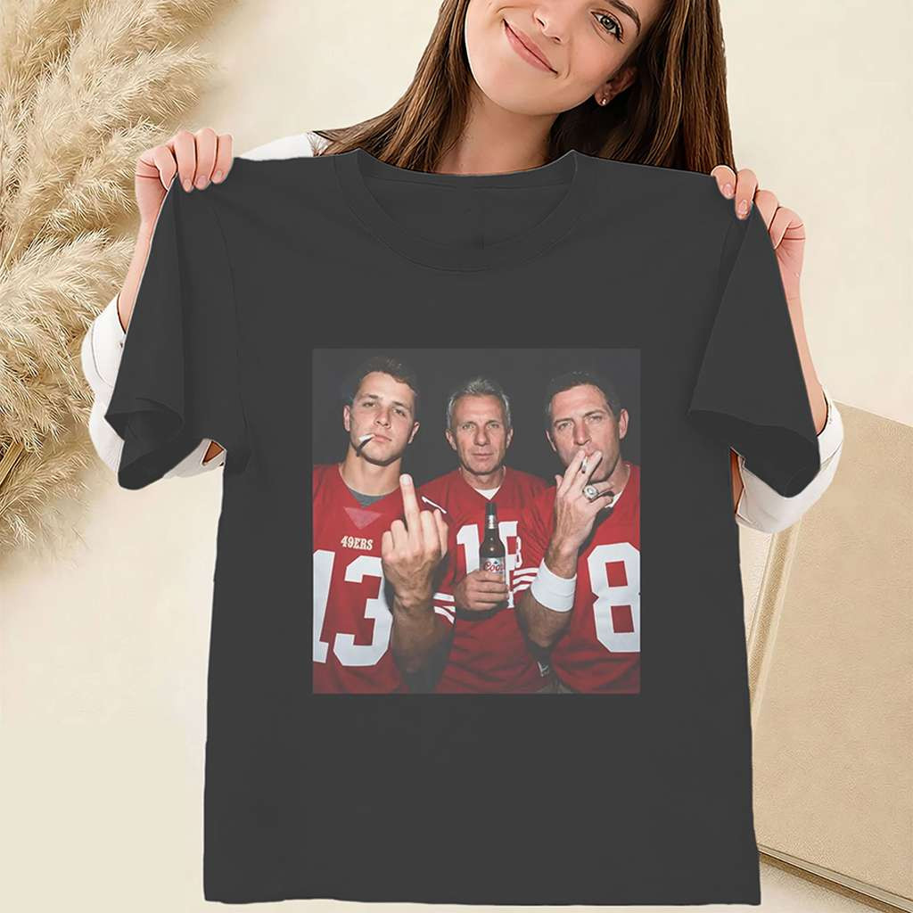 Purdy Joe Montana Steve Young Smoking Shirt 49ers Merch Gifts For Football Fan