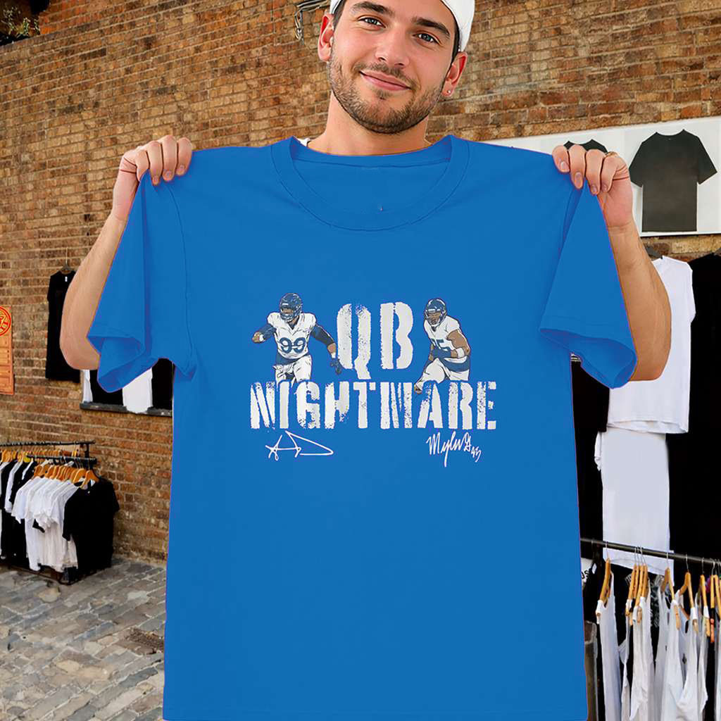 QB Nightmare Shirt Aaron Donald Myles Garrett Los Angeles Rams Merch Gifts For Fans QB Nightmare Shirt Aaron Donald Myles Garrett Los Angeles Rams Merch Gifts For Fans