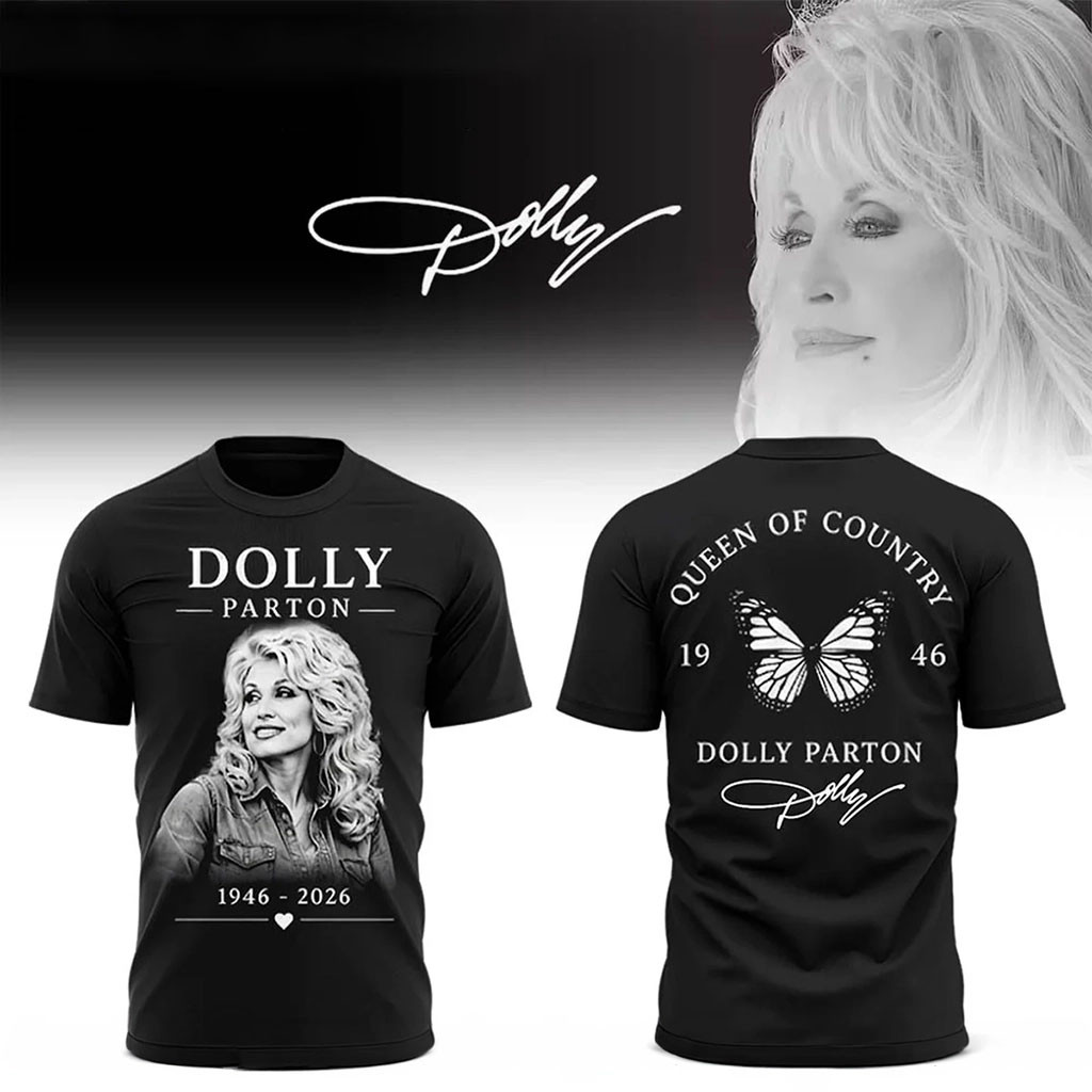 Queen Of Country Dolly Parton Memorial Hoodie Rest In Peace Dolly Parton Merch Fans Gifts
