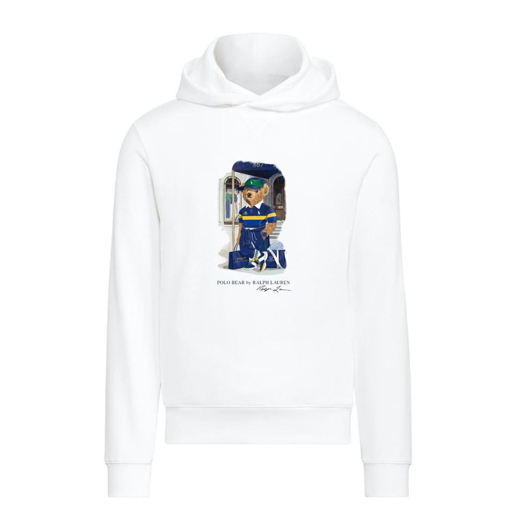 Ralph Lauren The US Open Merch 2026 Polo Bear Hoodie White Tennis Enthusiast Gift Ideas