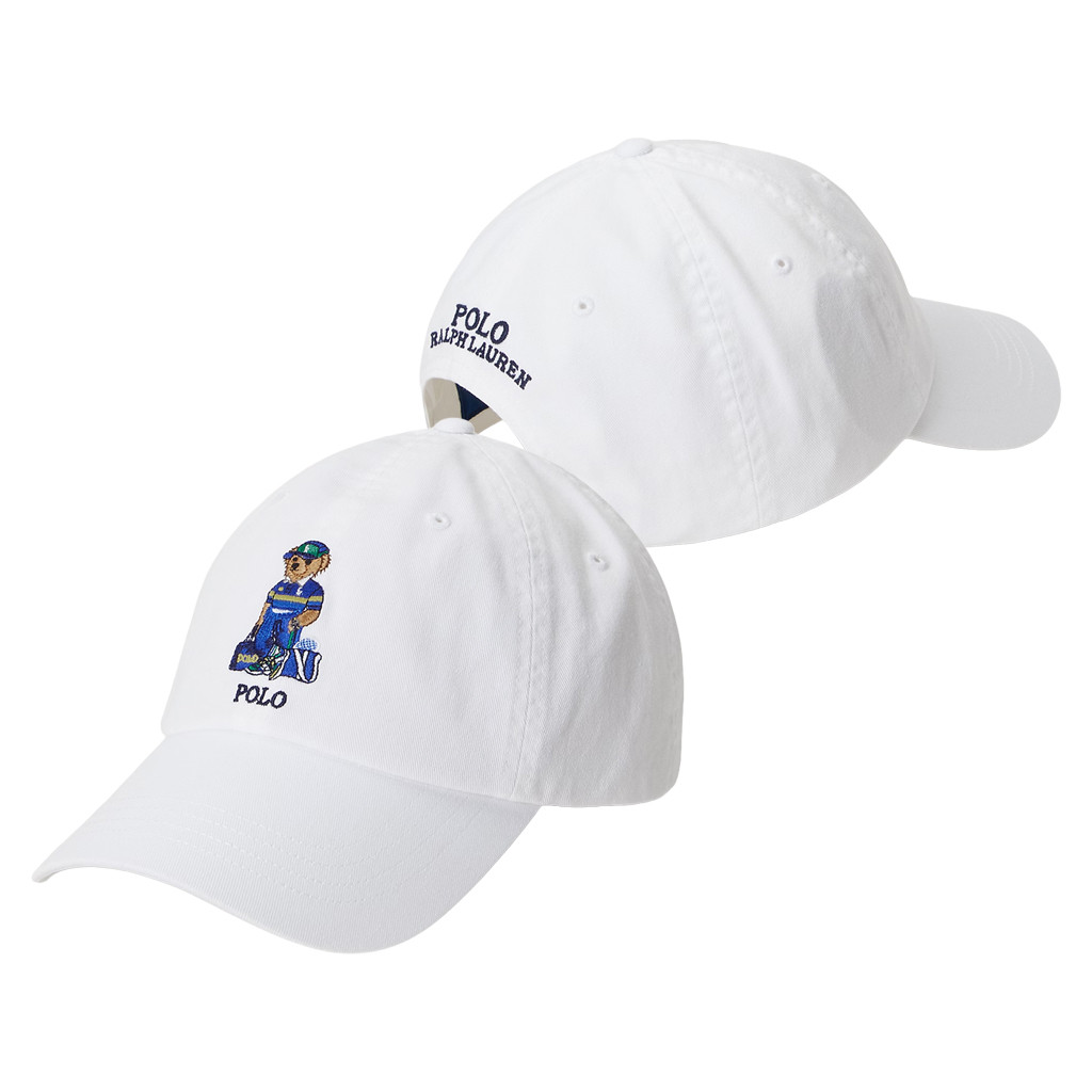 Ralph Lauren The US Open Merch 2026 US Open Polo Bear Chino Ball Hat Embroidered Tennis Gear