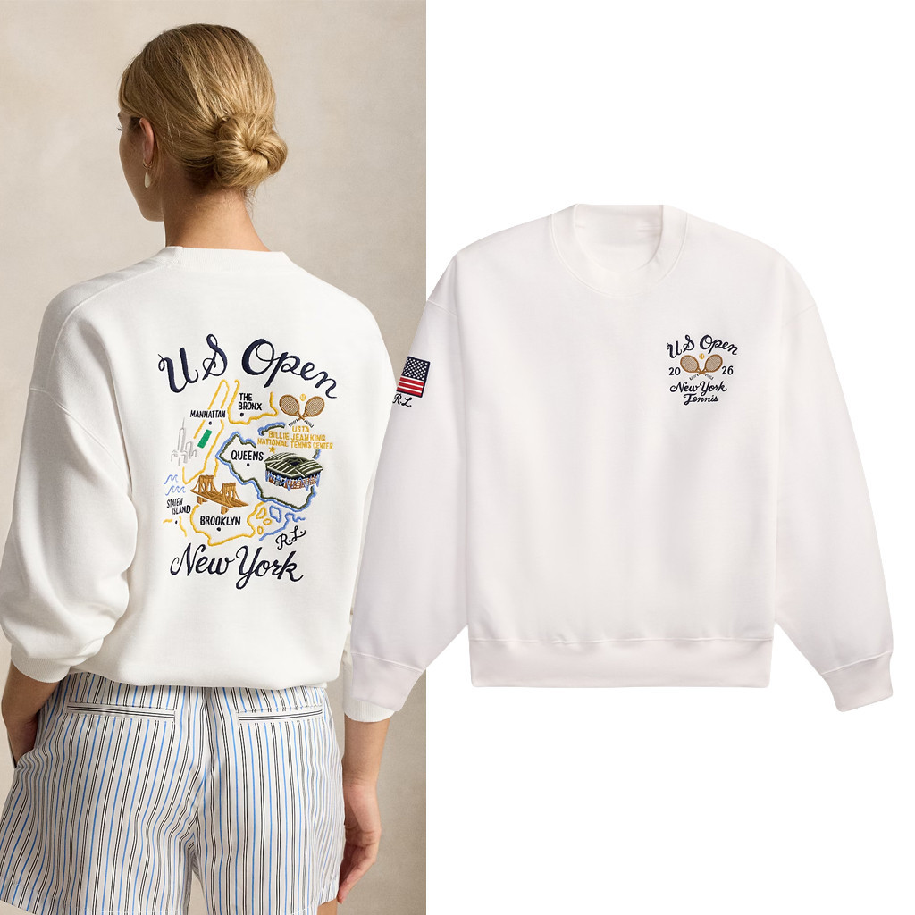 Ralph Lauren The US Open Merch 2026 US Open Souvenir Crewneck Sweatshirt Tennis Lover Gifts