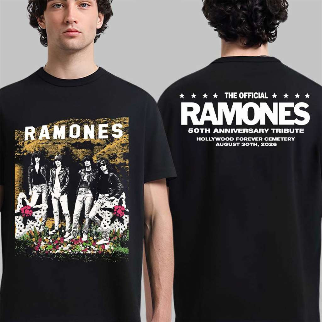Ramones 50th Anniversary Tribute Event T-Shirt Ramones Merch Gifts For Rock Fans