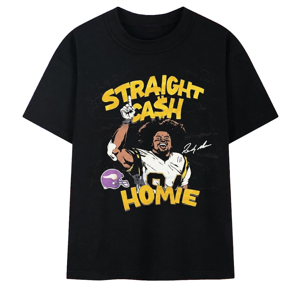 Randy Moss Minnesota Vikings Straight Cash Homie Signature T-Shirt Randy Moss Merch Fan Gifts