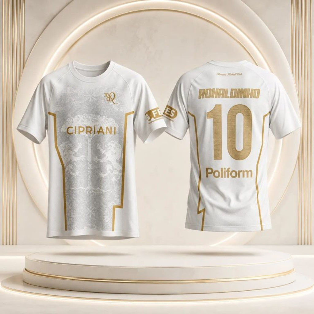 Ravenna FC 2026-27 Ronaldinho 10 Tribute Football Jersey Ravenna FC Merch Fans Gifts Ravenna FC 2026-27 Ronaldinho 10 Tribute Football Jersey Ravenna FC Merch Fans Gifts