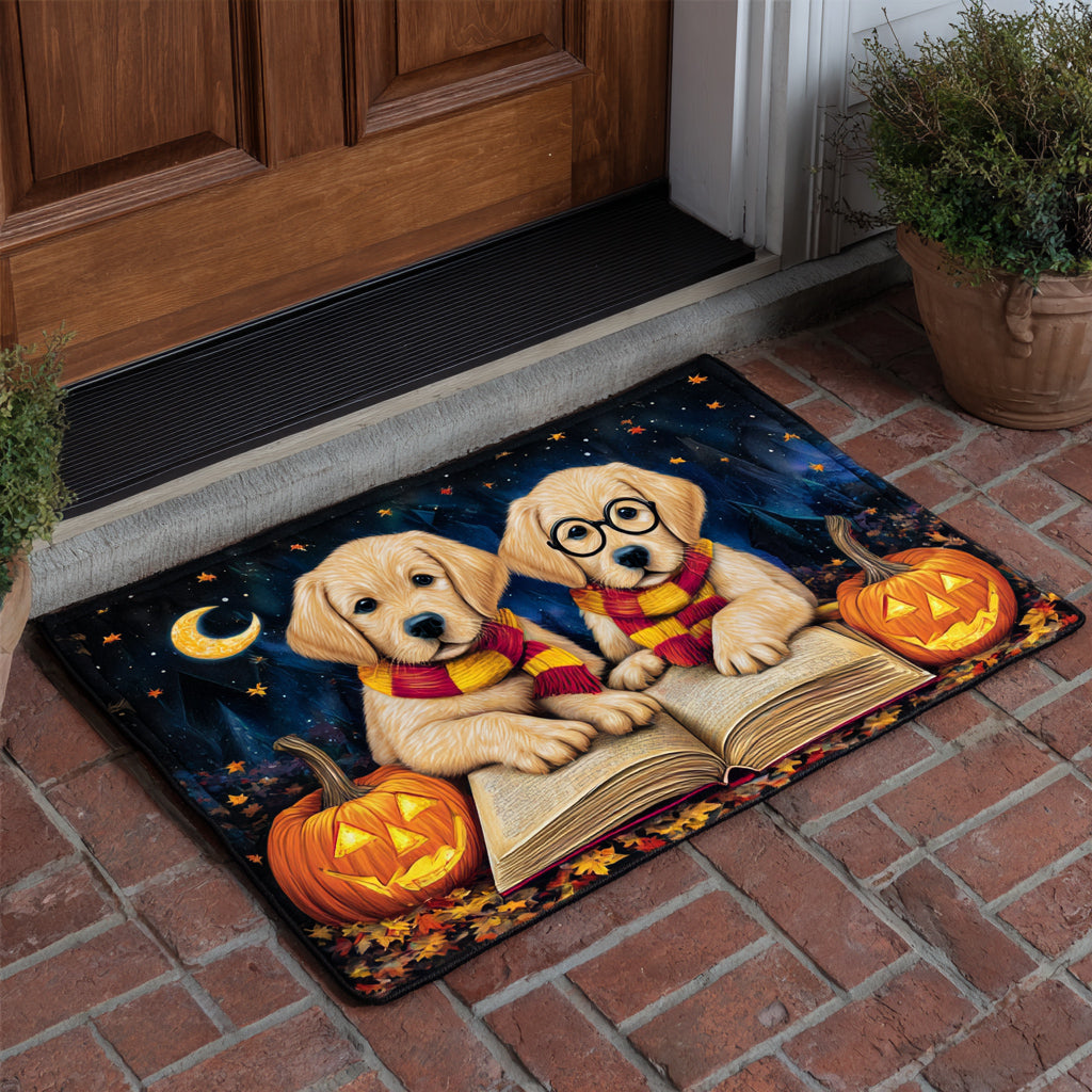 Reading Labrador Retriever Doormat Cute Halloween Doormat Fall Gift For Dog Lovers Reading Labrador Retriever Doormat Cute Halloween Doormat Fall Gift For Dog Lovers