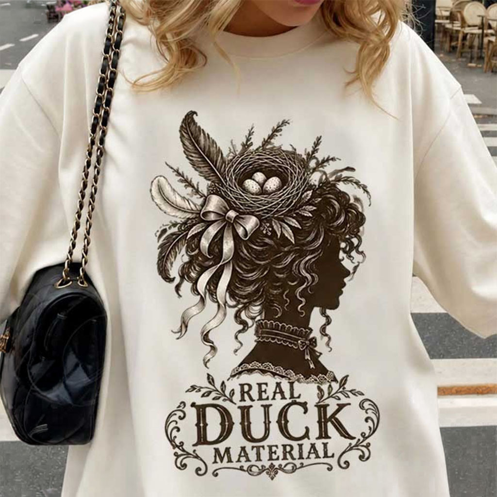 Real Duck Material T-Shirt The Unselected Journals Of Emma M Lion Shirt Bookish Gifts
