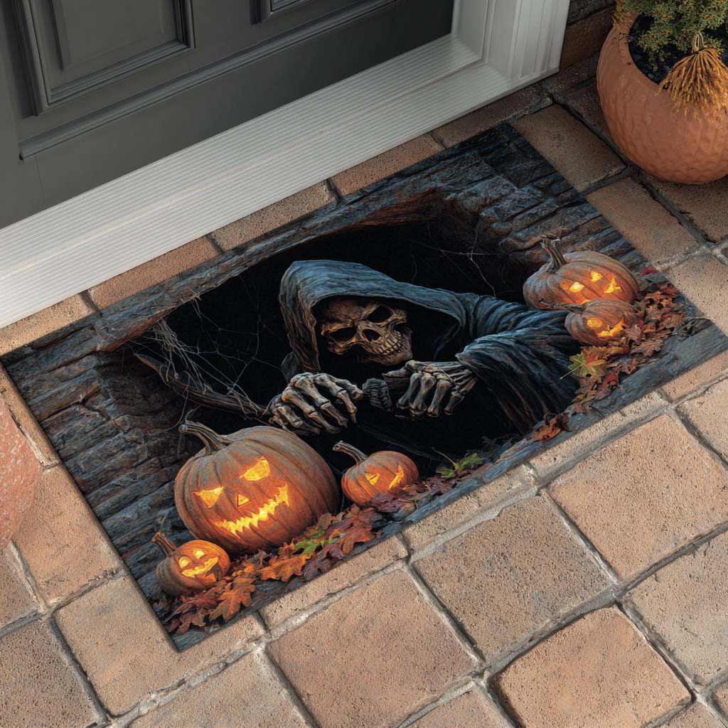 Reaper Gate Doormat Creepy Doormat Welcome Decor Halloween Gifts For Family