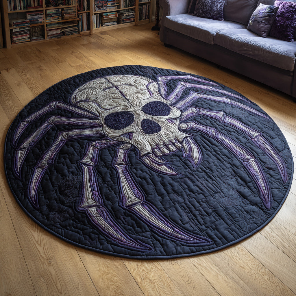 Reaper Spider Quilted Round Mat Creepy Home Decor New House Gift Idea Reaper Spider Quilted Round Mat Creepy Home Decor New House Gift Idea