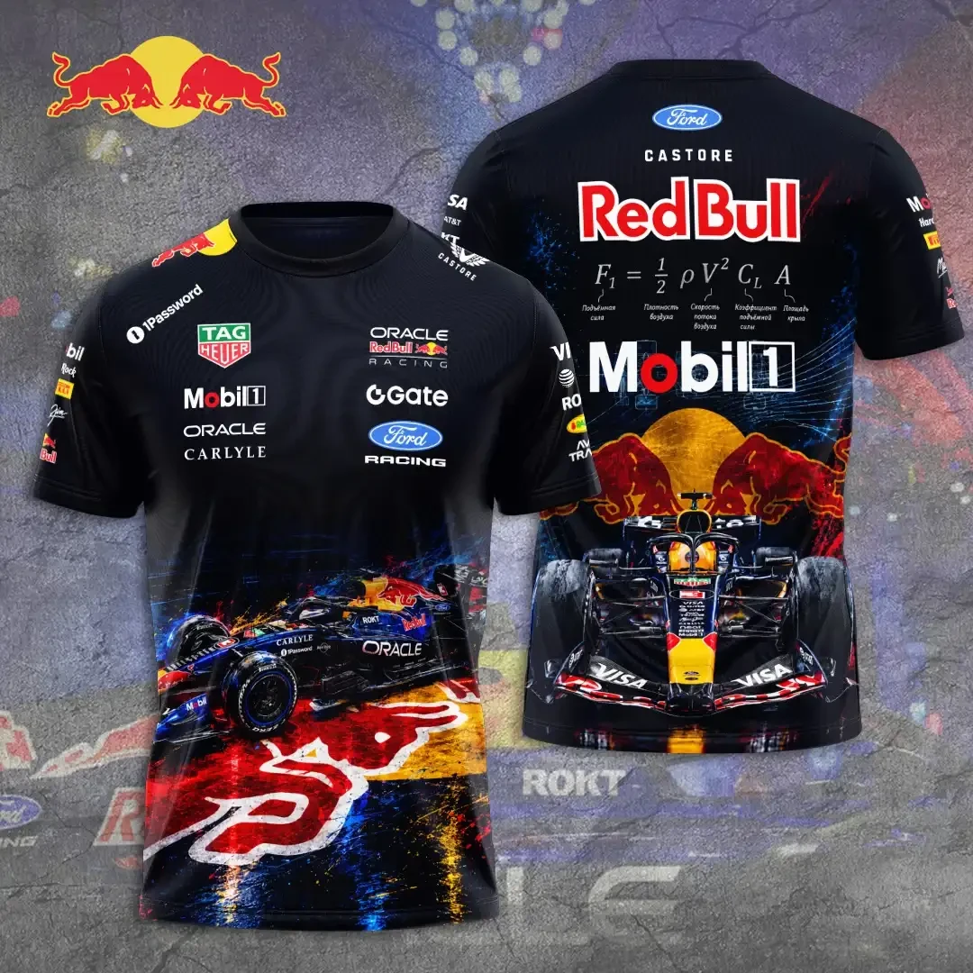 Red Bull Racing Formula One 2026 Shirt Motorsport Team Racing Graphic Tee Gifts For Racing Fans