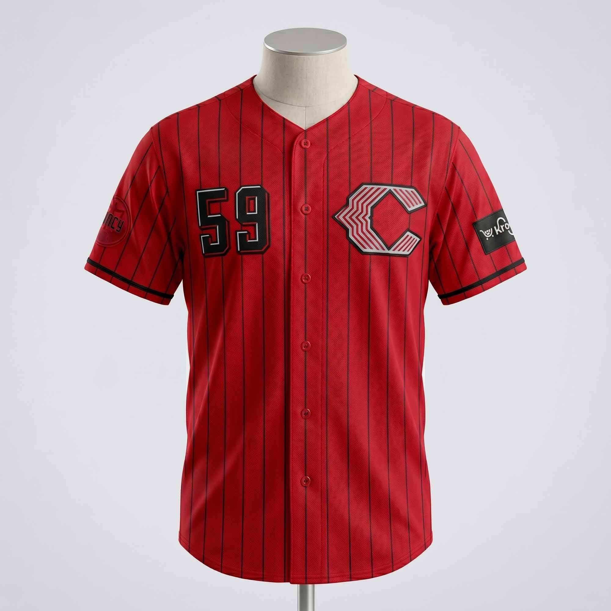 Reds City Connect 2026 Baseball Jersey Custom Number