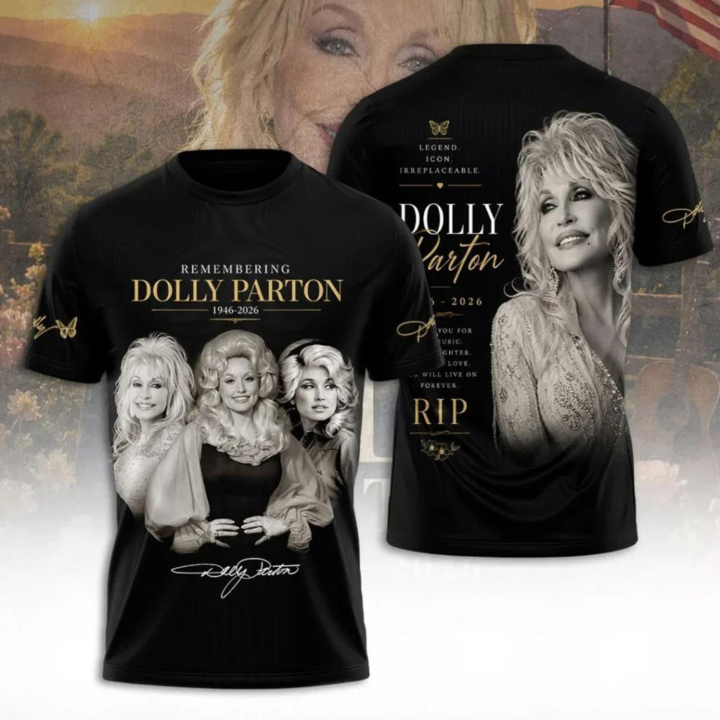 Remembering Dolly Parton 1946-2026 Tribute T-Shirt RIP Dolly Parton Merchandise Fan Gifts