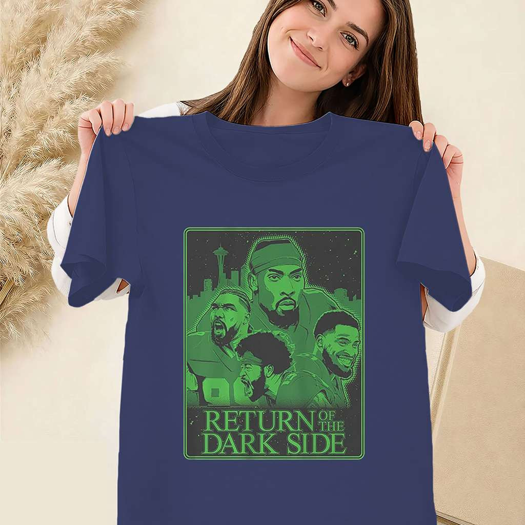 Return Of The Dark Side Shirt Seattle Football 2026 Tee Seattle Seahawks Merch Fans Gifts