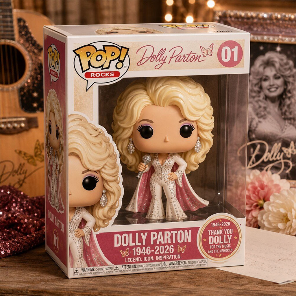 RIP Dolly Parton 1946 2026 Memorial Funko Pop Country Music Legend Collectible Figure Fan Gift