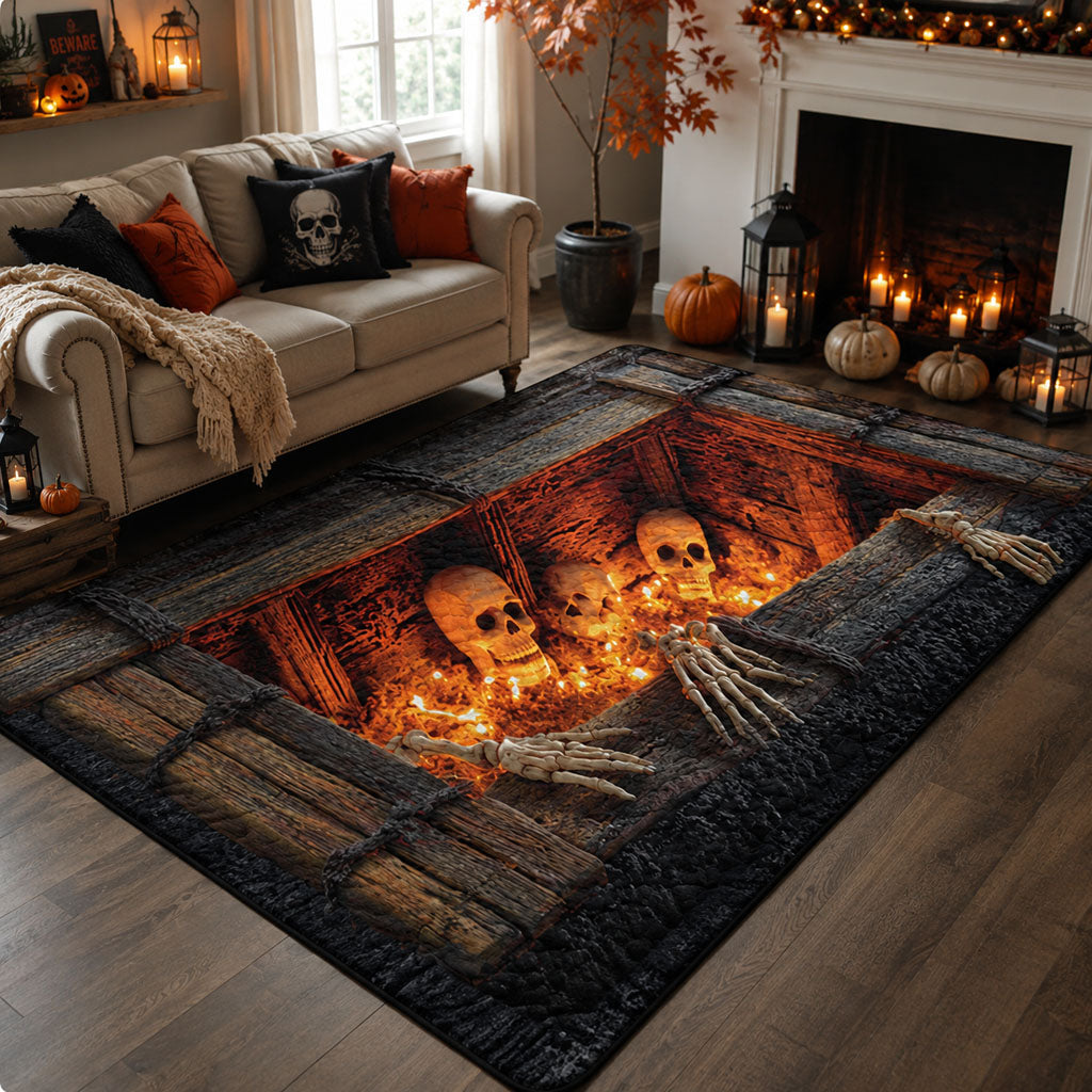 Rising From Below Area Rug Best Rugs For Living Room Halloween Ideas For Gifts