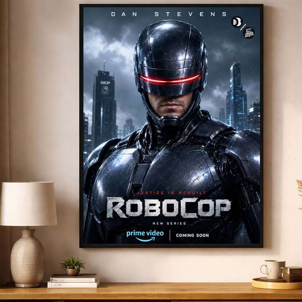 RoboCop New Series Justice Is Rebuilt 2026 On Prime Poster RoboCop Merch Cool Wall Art RoboCop New Series Justice Is Rebuilt 2026 On Prime Poster RoboCop Merch Cool Wall Art