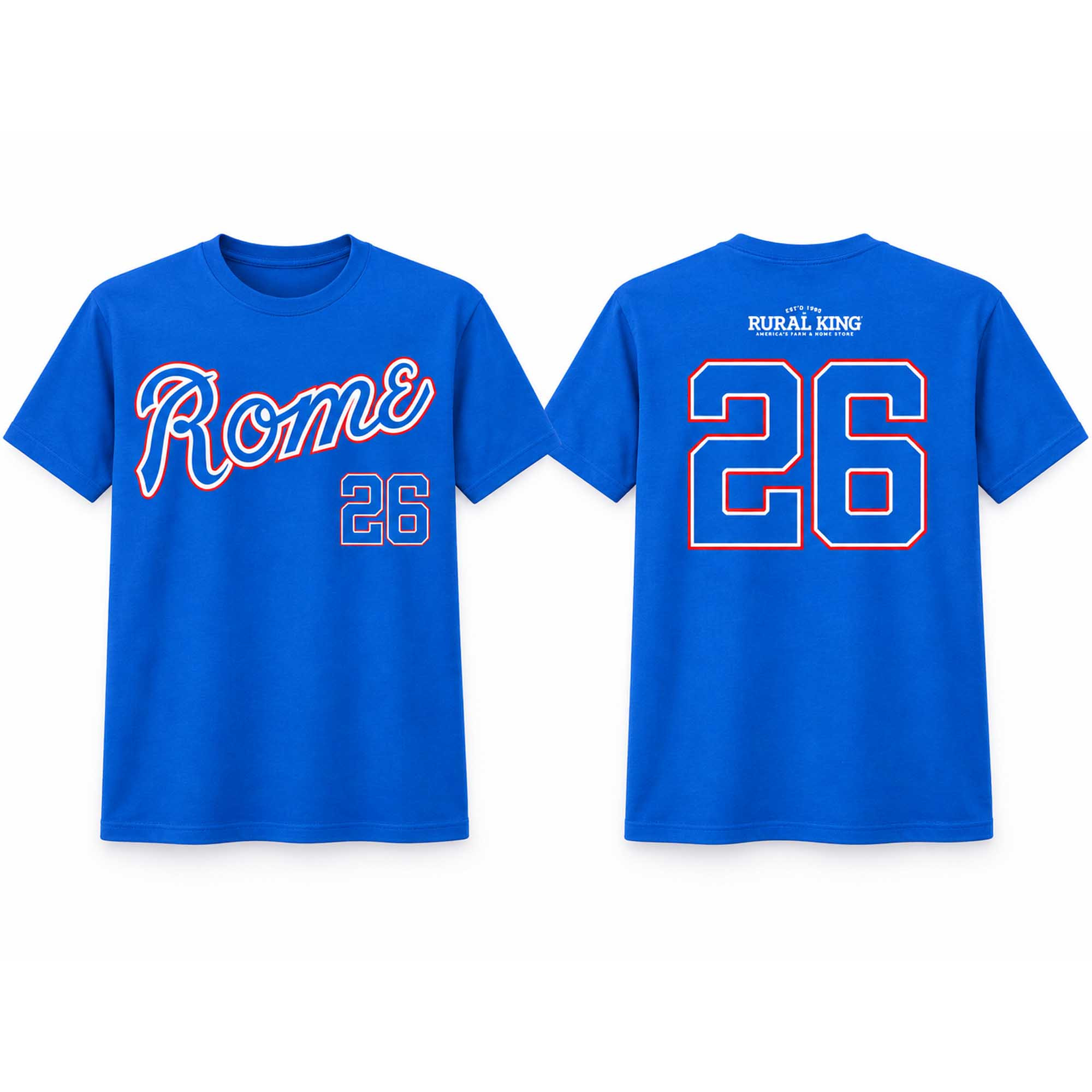 Rome Emperors 2026 Throwback T-Shirt Rural King Shirt Rome Emperors Merch Baseball Fan Gifts