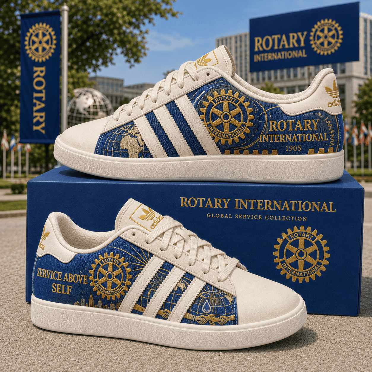 Rotary International Merch Service Above Self Sneakers 1905 Global Service Shoes Gifts For Rotary Membe Rotary International Merch Service Above Self Sneakers 1905 Global Service Shoes Gifts For Rotary Membe