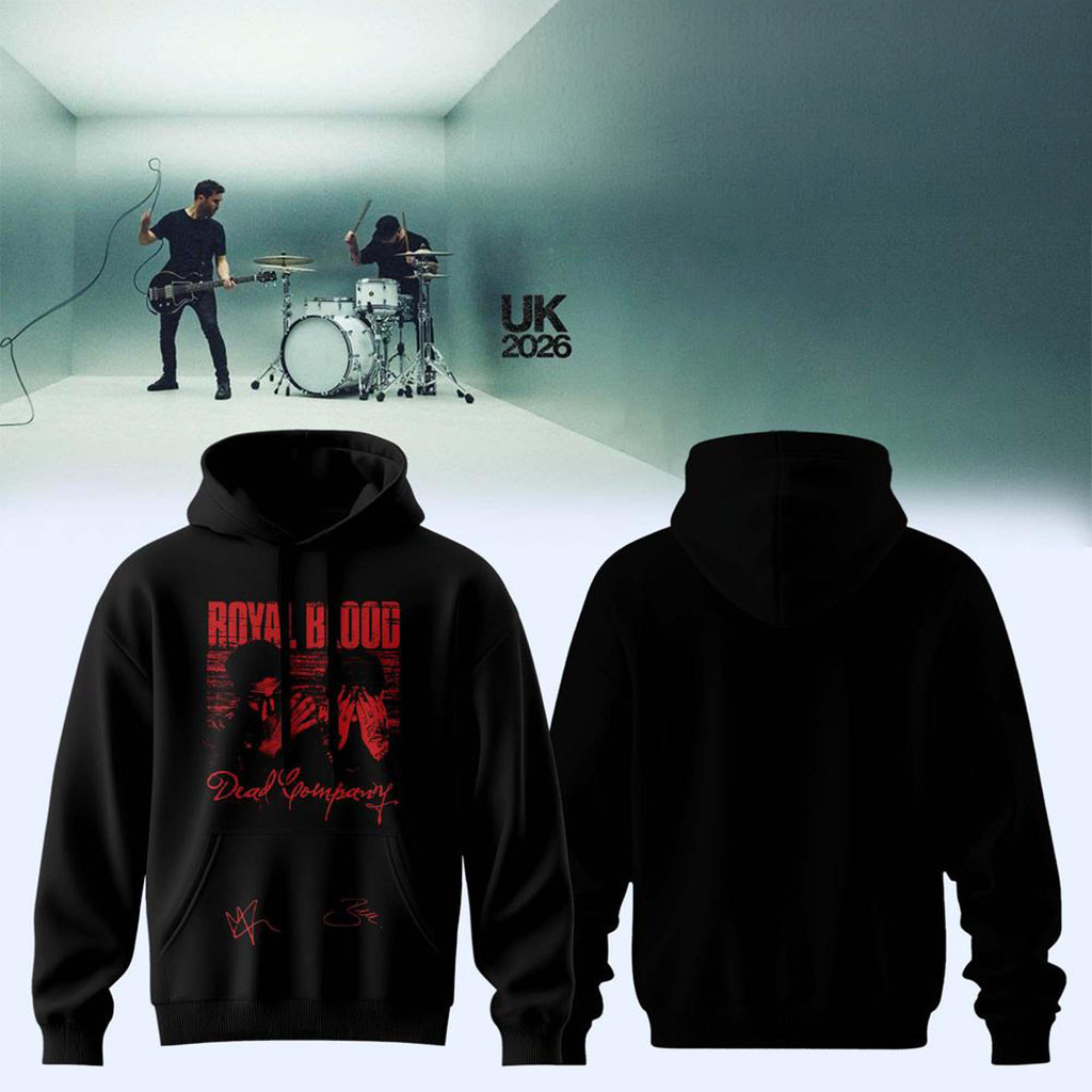 Royal Blood Merch UK Tour 2026 Unpeople Special Guest Signature Hoodie Gifts For Music Fans