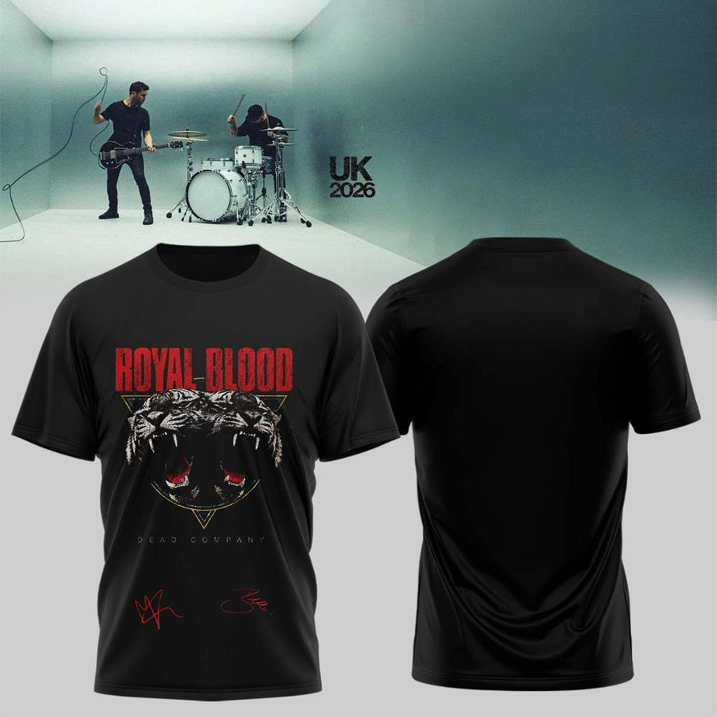 Royal Blood Merch UK Tour 2026 Unpeople Special Guest Signature T-Shirt Music Fan Gifts