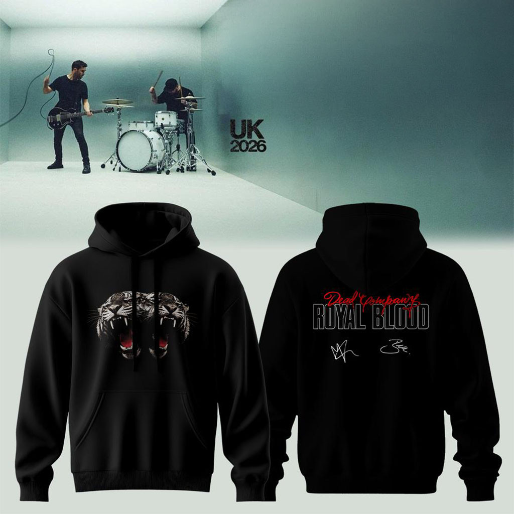 Royal Blood Merch UK Tour 2026 Unpeople Special Guest Signature Tiger Hoodie Fan Gifts