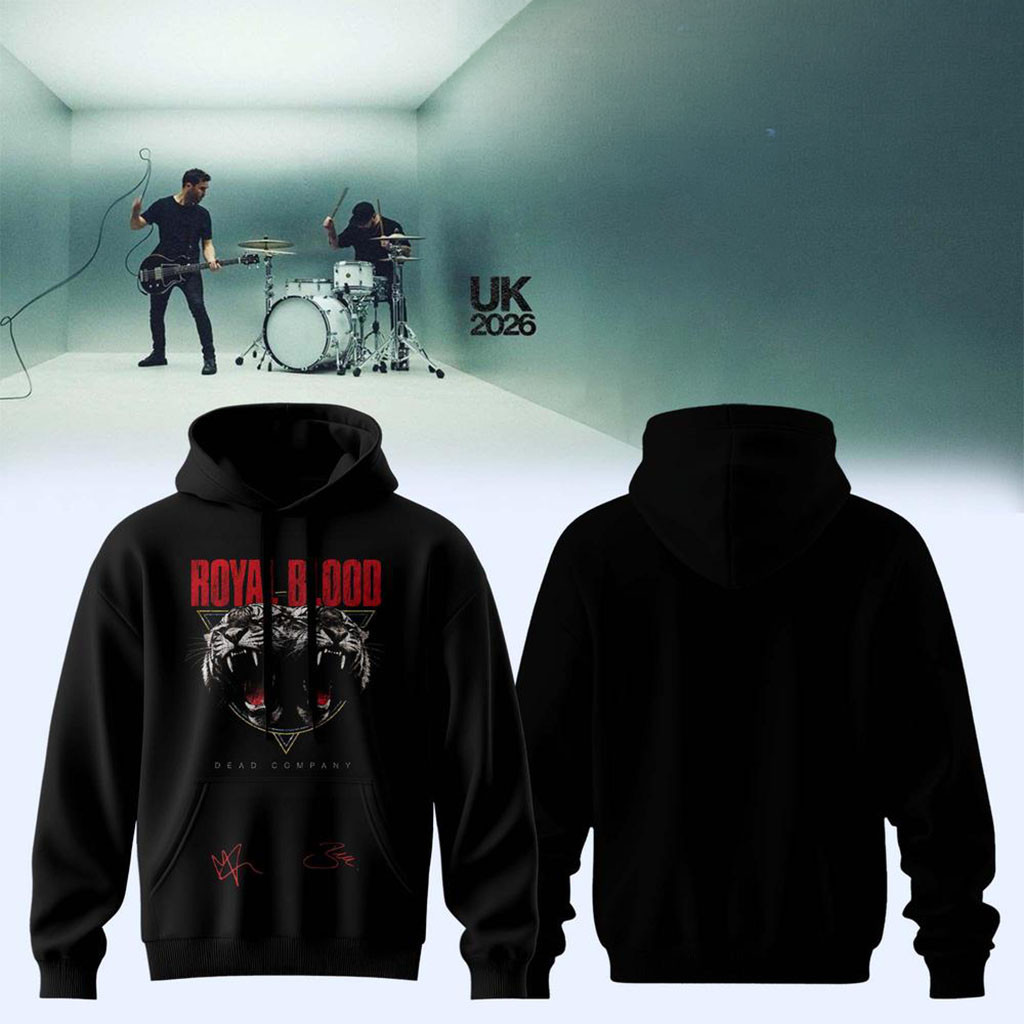 Royal Blood UK Tour 2026 Unpeople Special Guest Signature Hoodie Royal Blood Merch Fan Gifts