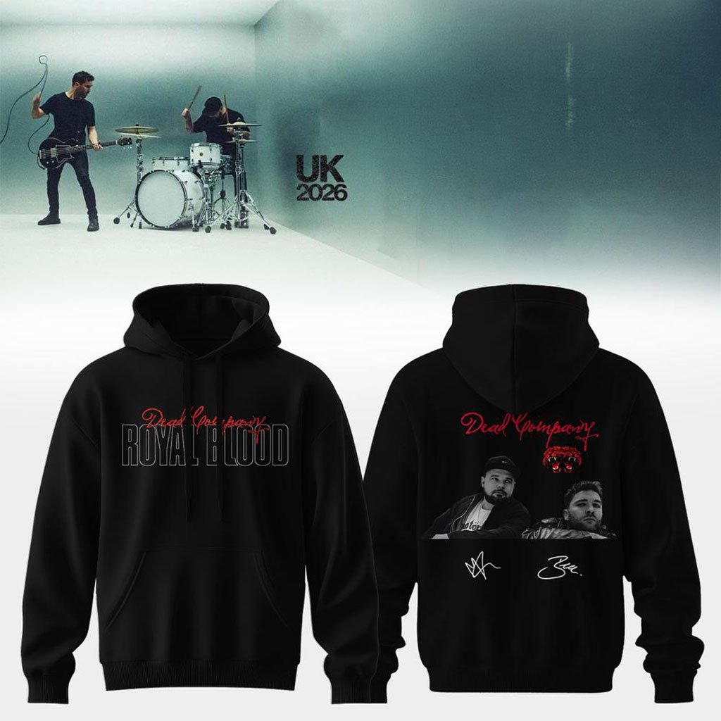 Royal Blood UK Tour 2026 Unpeople Special Guest Signature Hoodie Royal Blood Merch Music Gear