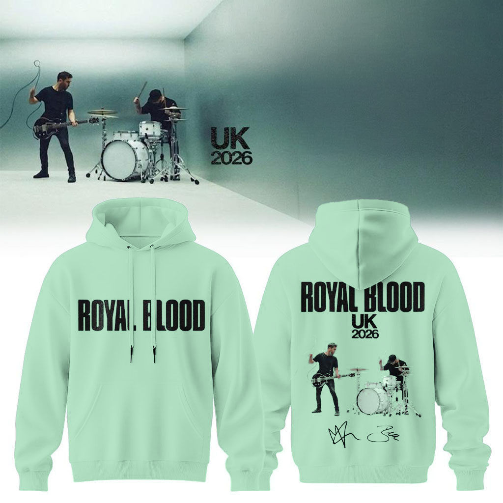 Royal Blood UK Tour 2026 Unpeople Special Guest Signature Hoodie Royal Blood Merchandise