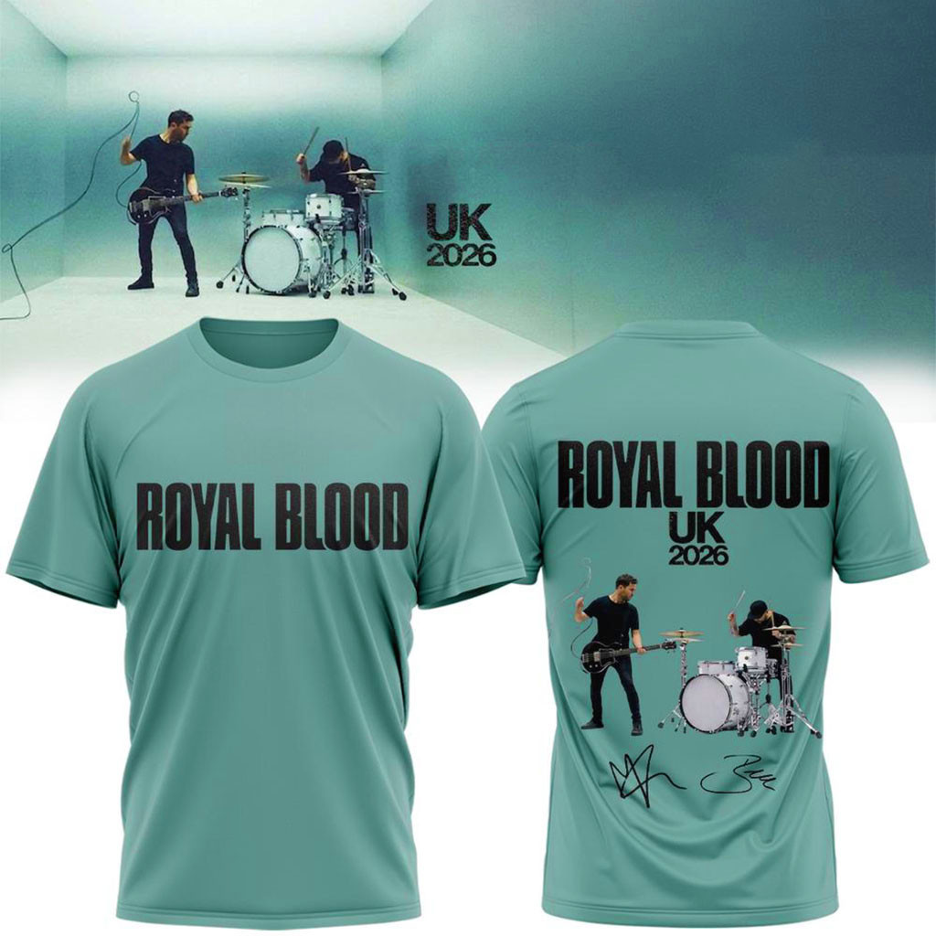 Royal Blood UK Tour 2026 Unpeople Special Guest Signature Shirt Royal Blood Merch Music Apparel