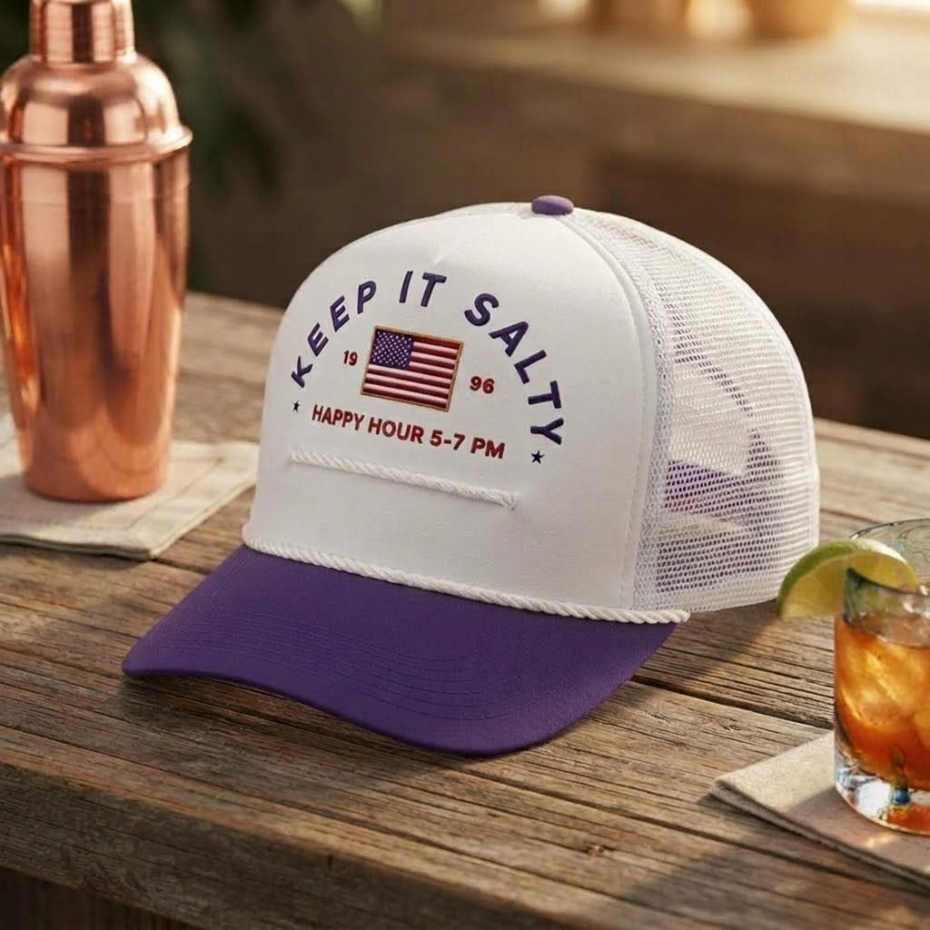 Royce White Keep It Salty Trucker Hat Embroidered Royce White Merch Gifts For Basketball Fan