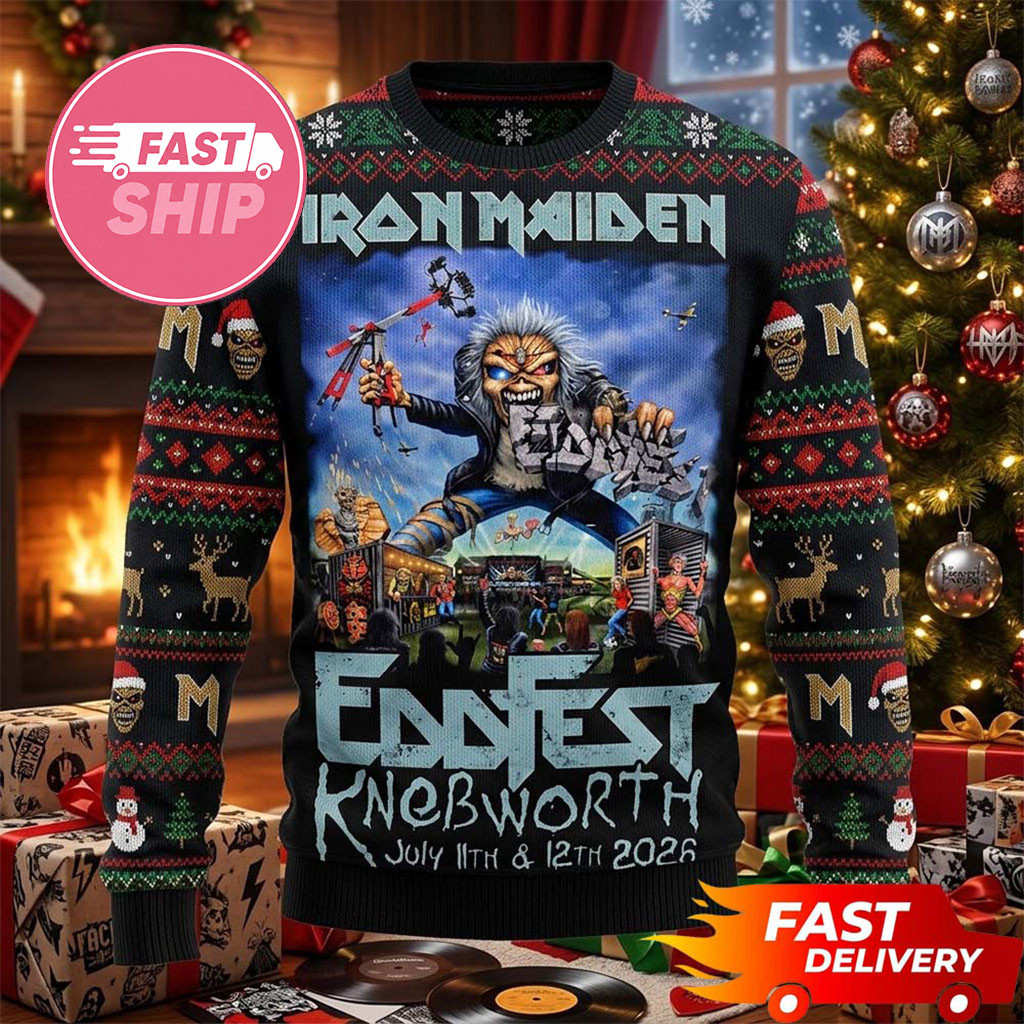Run For Your Lives Eddfest 2026 Knebworth Iron Maiden Xmas Ugly Sweater Iron Maiden Merch Run For Your Lives Eddfest 2026 Knebworth Iron Maiden Xmas Ugly Sweater Iron Maiden Merch