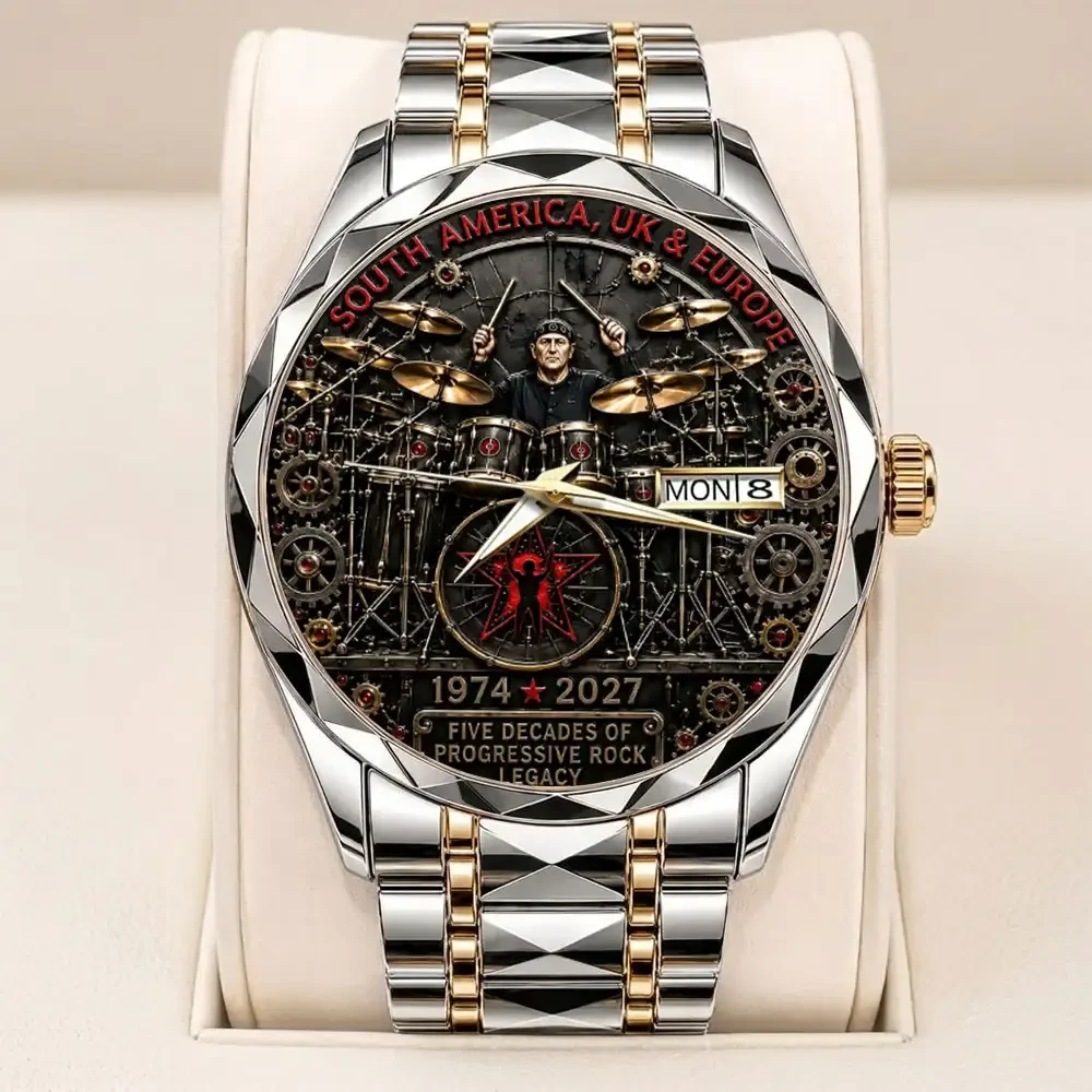 Rush Tour 2026 Alloy Luxury Quartz Watch RUSH Band Merch Present Ideas For Music Lovers Rush Tour 2026 Alloy Luxury Quartz Watch RUSH Band Merch Present Ideas For Music Lovers