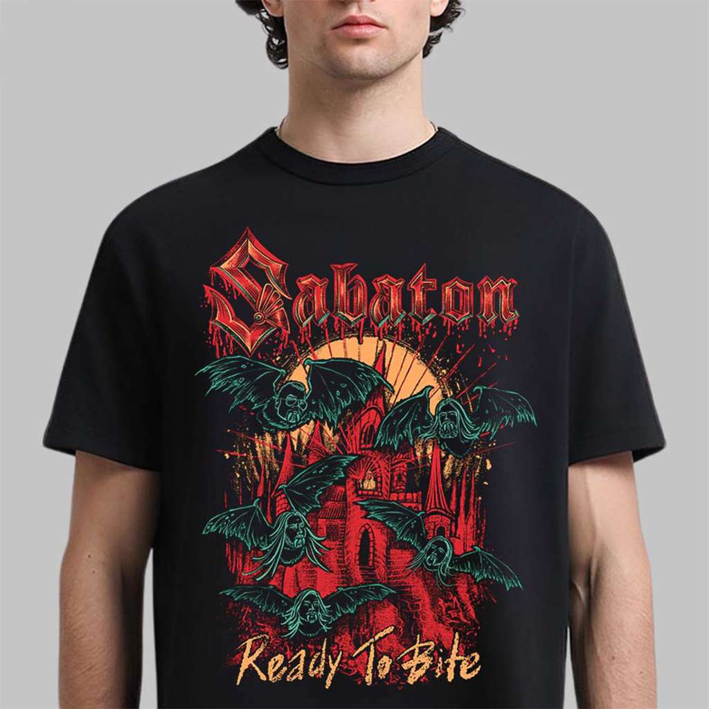 Sabaton Halloween 2026 Ready To Bite T-Shirt Sabaton Merch Gifts For Music Lovers