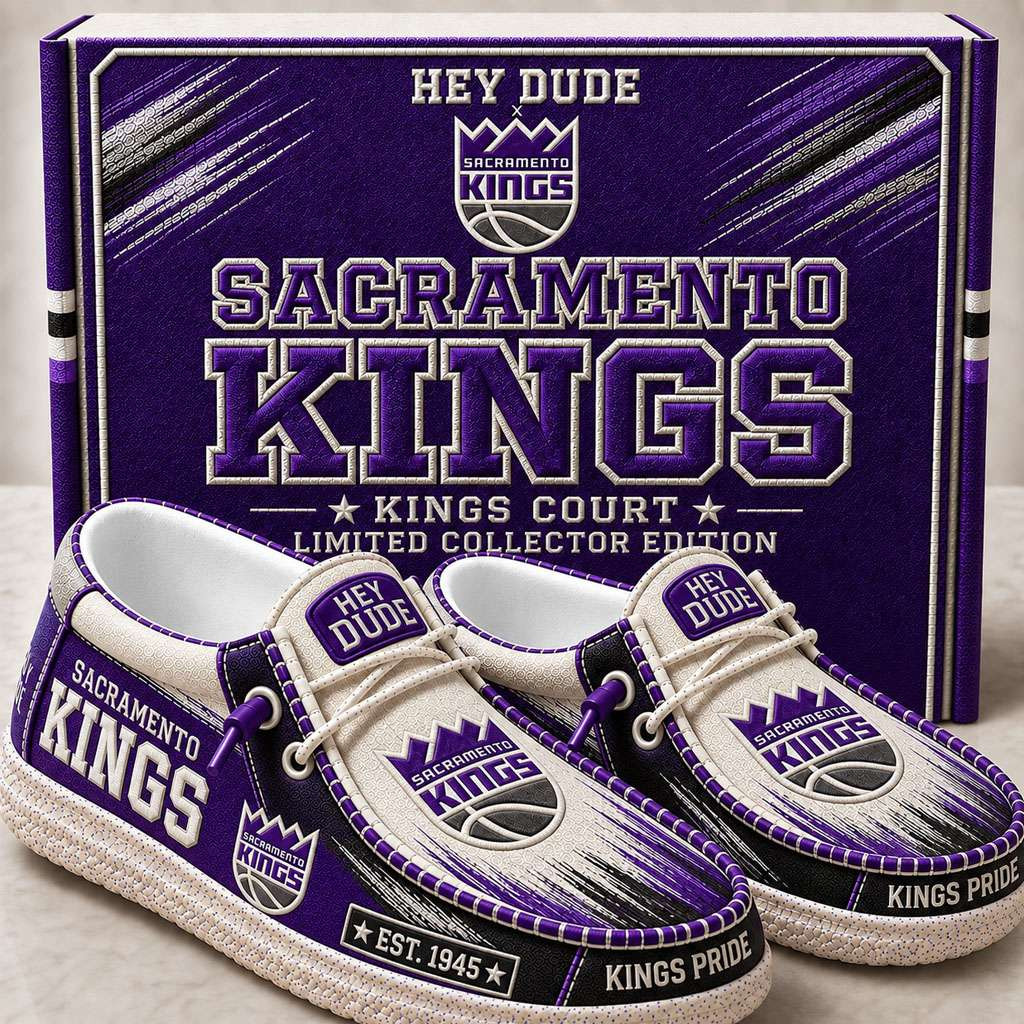 Sacramento Kings Merch Est 1945 Kings Pride Slip-On Loafers Gift Ideas For Him
