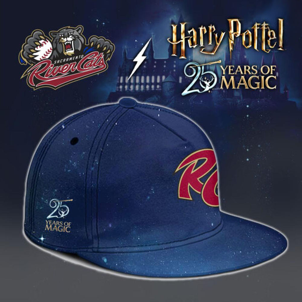 Sacramento River Cats X Harry Potter Night 25 Years of Magic Snapback Hat River Cats Merch