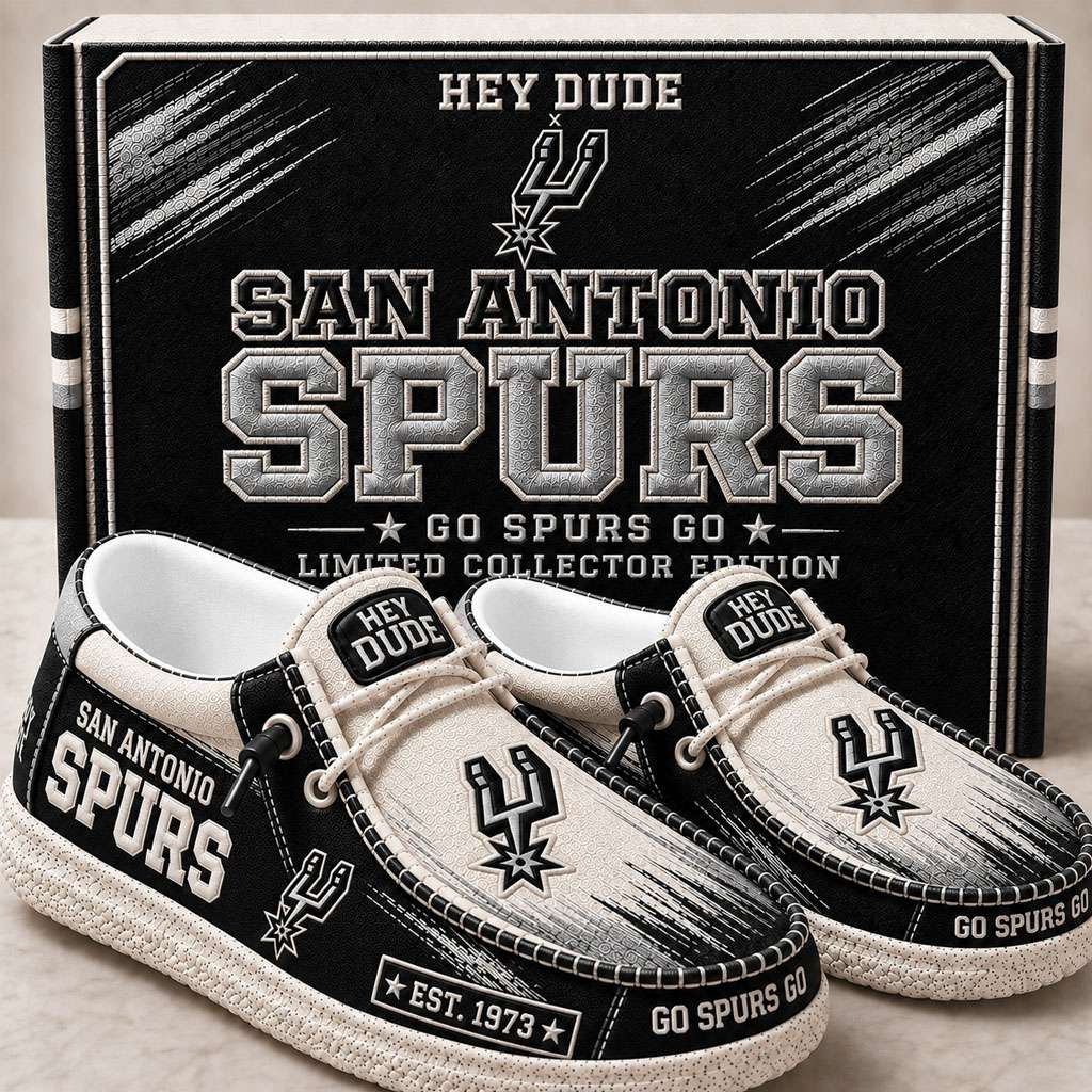 San Antonio Spurs Merch Est 1973 Go Spurs Go Slip-On Loafers Gift Ideas For Brother
