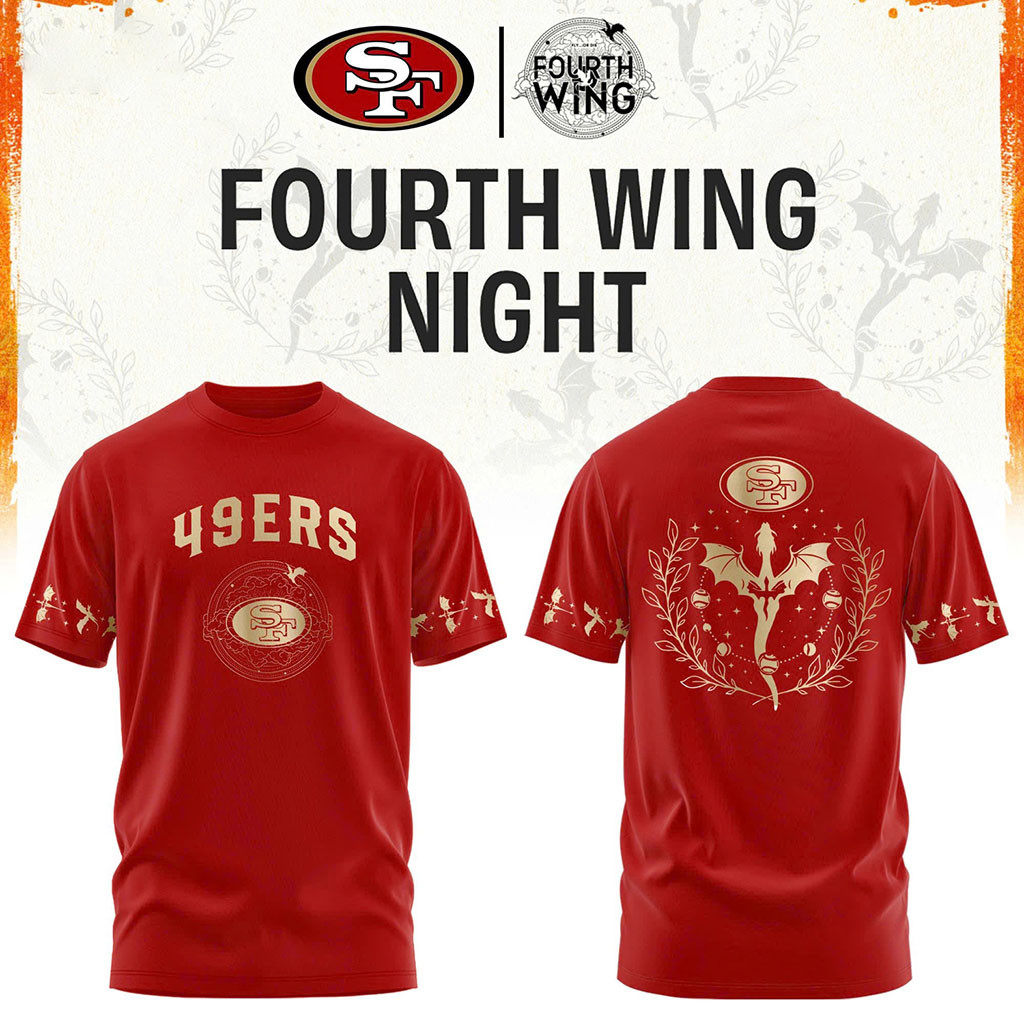 San Francisco 49ers Dragon Wing Fantasy Night 2026 T-Shirt SF 49ers Merch Best Football Gifts San Francisco 49ers Dragon Wing Fantasy Night 2026 T-Shirt SF 49ers Merch Best Football Gifts