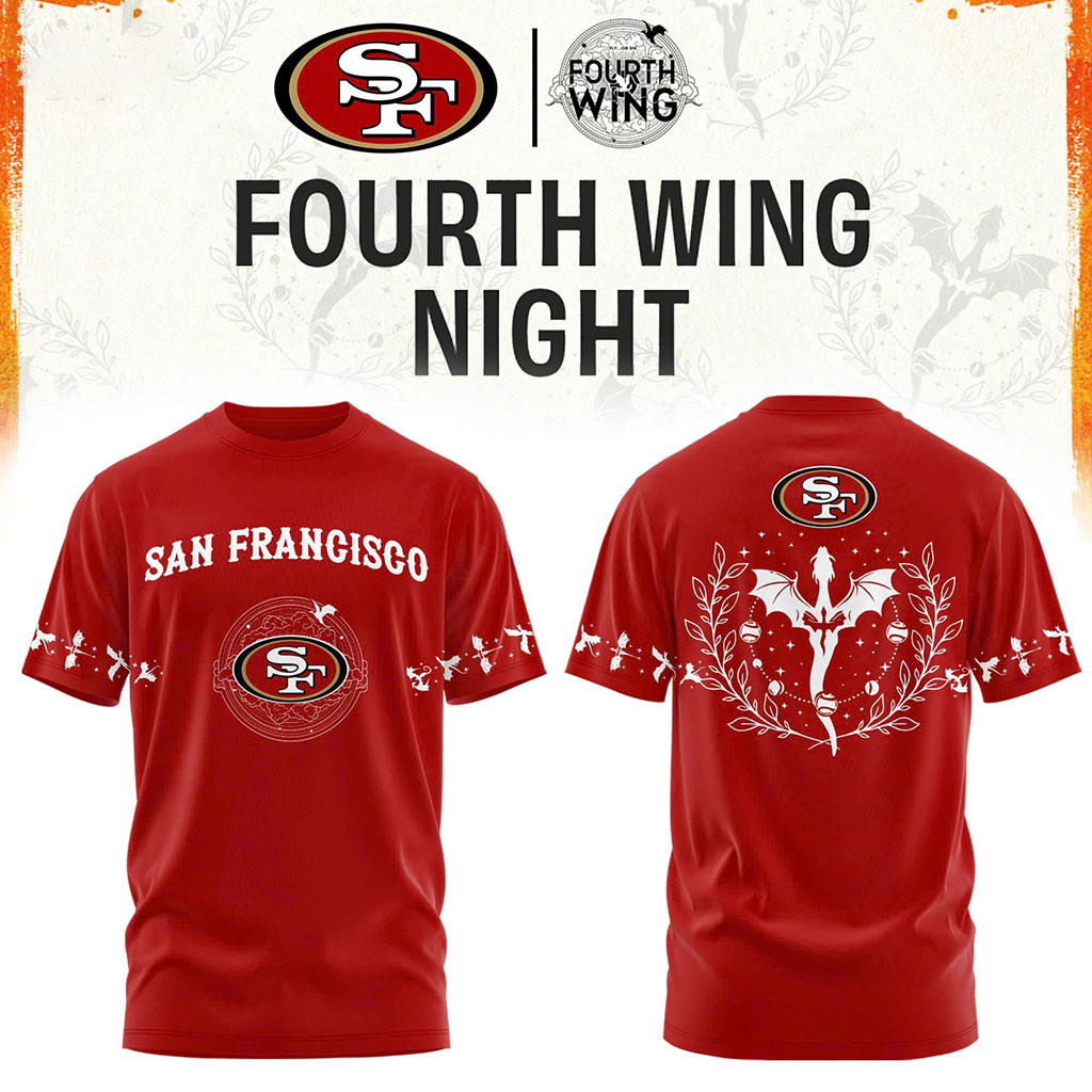 San Francisco 49ers Dragon Wing Fantasy Night 2026 T-Shirt SF 49ers Merch Football Fan Gear