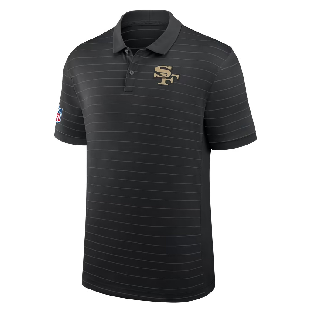 San Francisco 49ers Merch 2026 Black SF 49ers Rivalries Collection Sideline Victory Polo Shirt San Francisco 49ers Merch 2026 Black SF 49ers Rivalries Collection Sideline Victory Polo Shirt