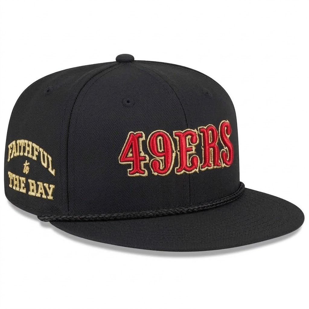 San Francisco 49ers Merch 2026 New Era 49ers Rivalries Collection Snapback Hat Faithful To The Bay