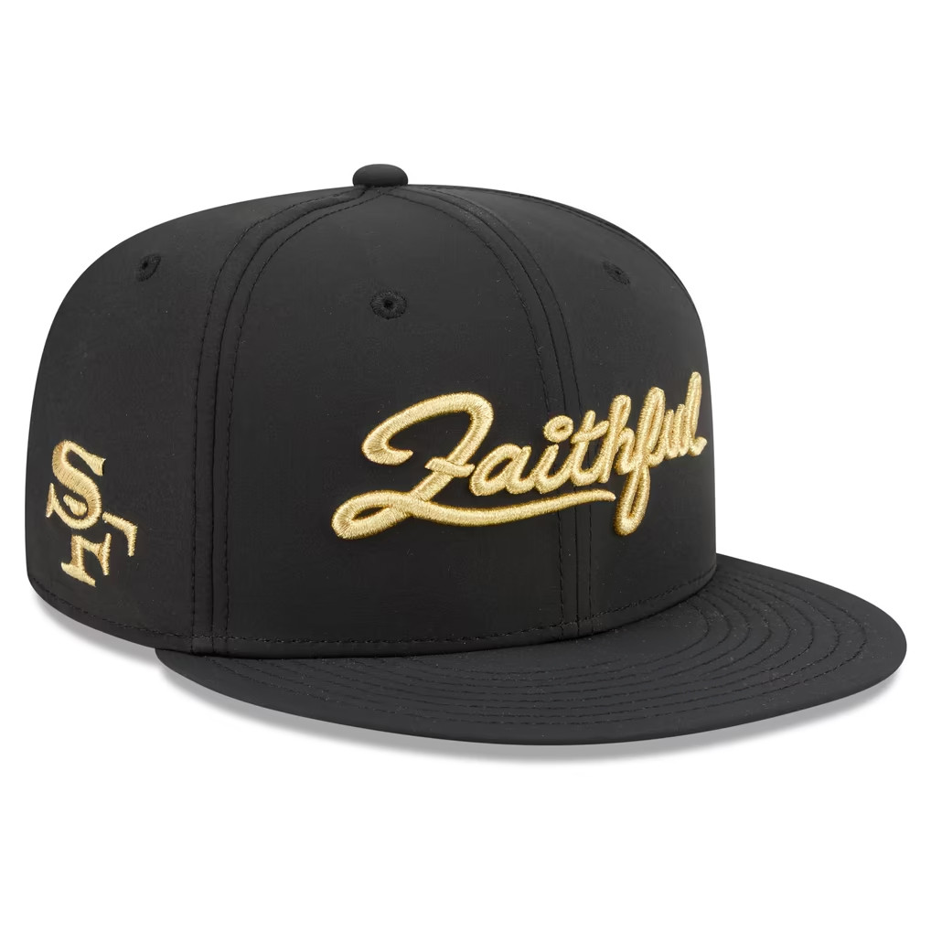 San Francisco 49ers Merch 2026 New Era Black SF 49ers Rivalries Collection Snapback Hat Gifts