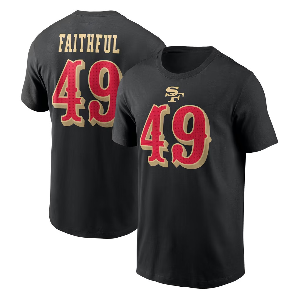 San Francisco 49ers Merch 2026 The Faithful SF 49ers Rivalries Collection Black T-Shirt