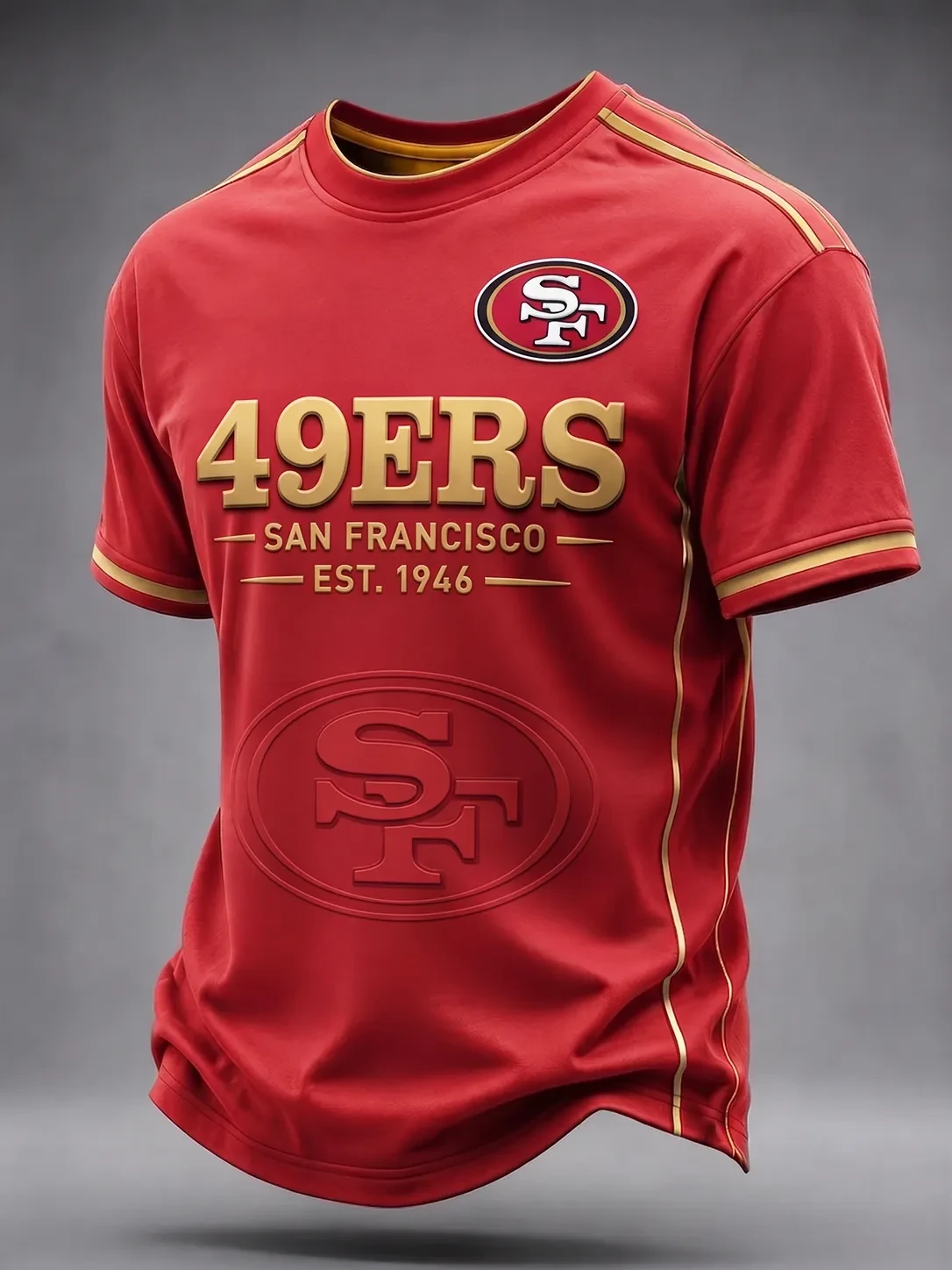 San Francisco 49ers Merch Est 1946 San Francisco Football T-Shirt Best Gifts For Football Fans San Francisco 49ers Merch Est 1946 San Francisco Football T-Shirt Best Gifts For Football Fans