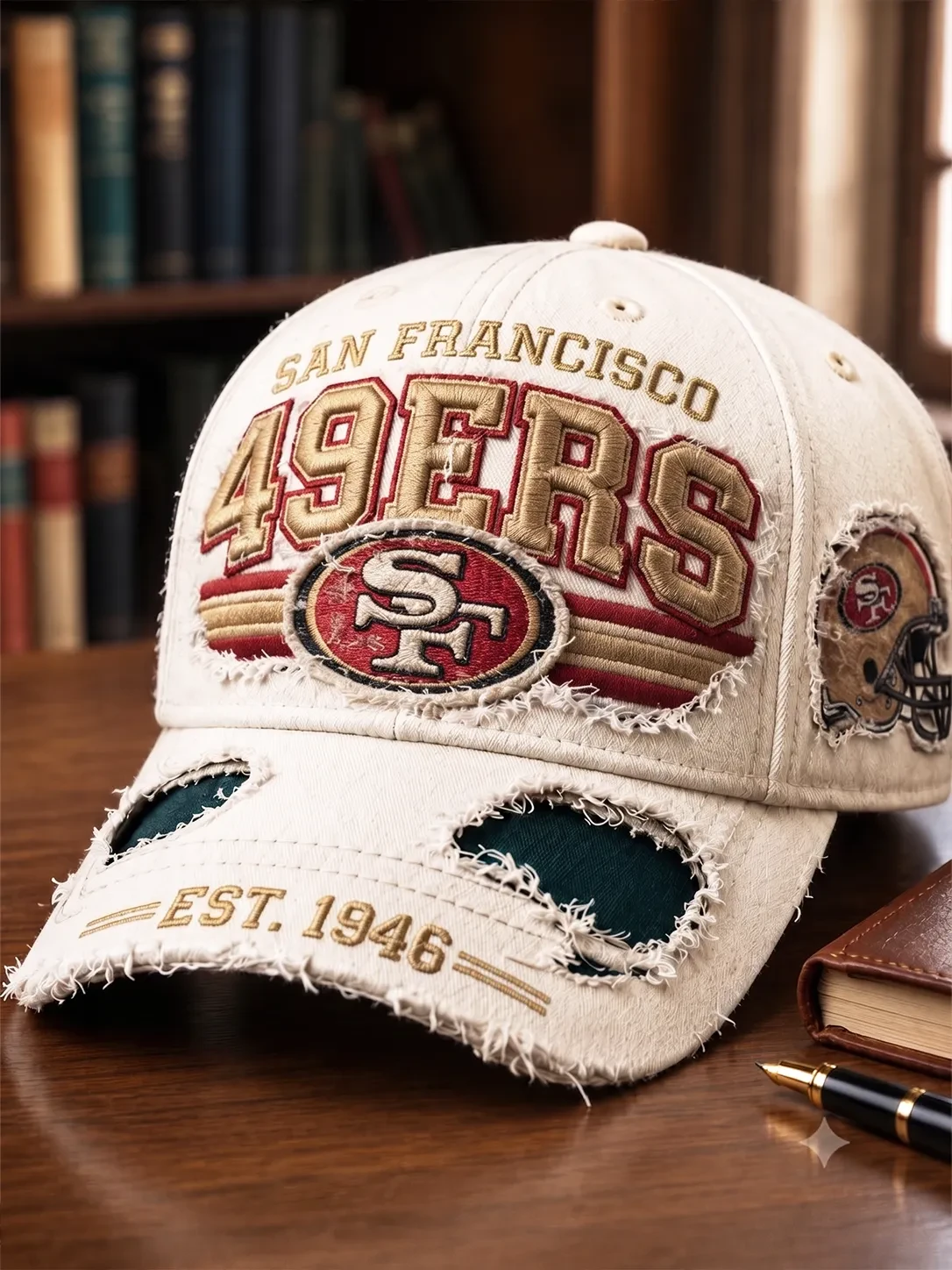 San Francisco 49ers Merch Est 1946 SF Football Hat Game Day Gifts For Faithful Fans