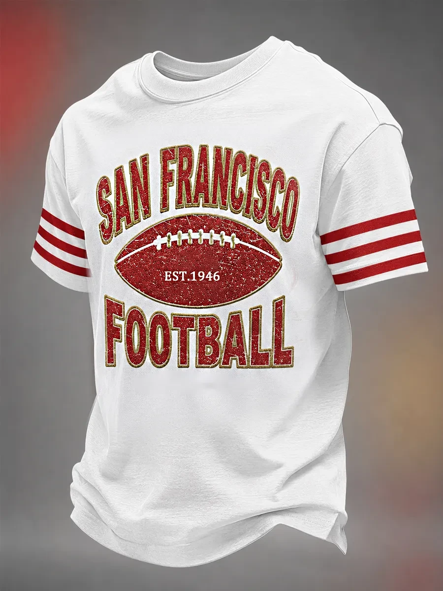 San Francisco 49ers Merch Est 1946 SF Football T-Shirt Gameday Gear Best Gifts For Football Fans